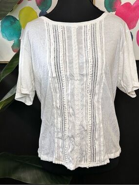 Saint Laurent Crochet/ Lace Top M